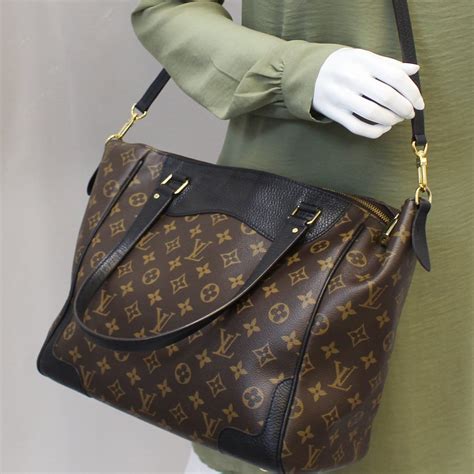 louis vuitton monogram bag black.